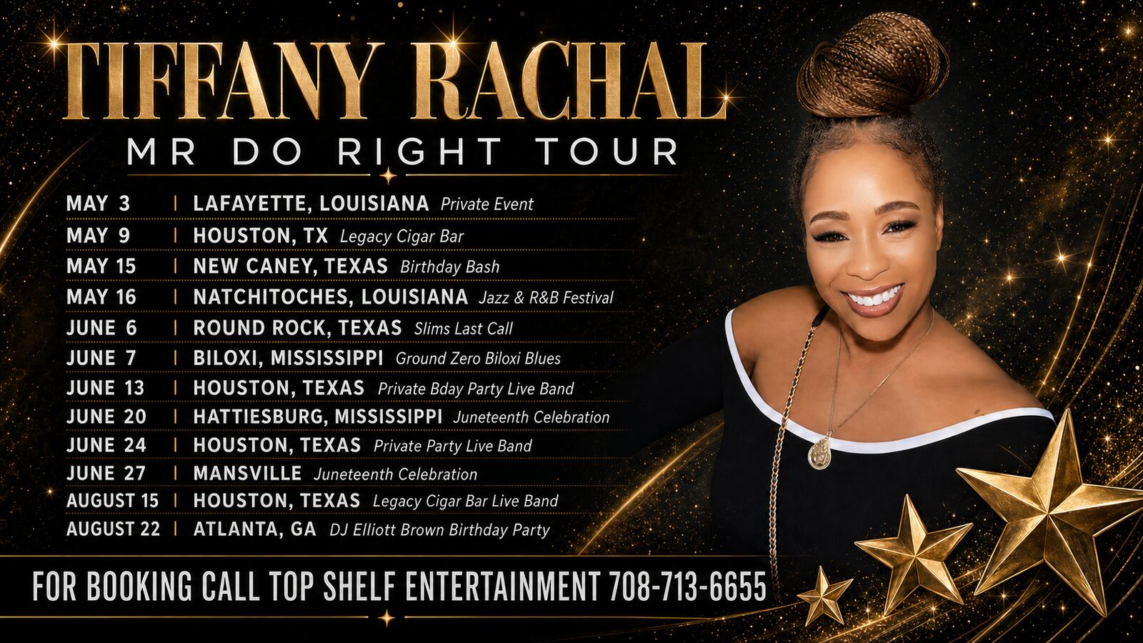 Tiffany Rachal — Mr Do Right Tour 2026 dates and cities